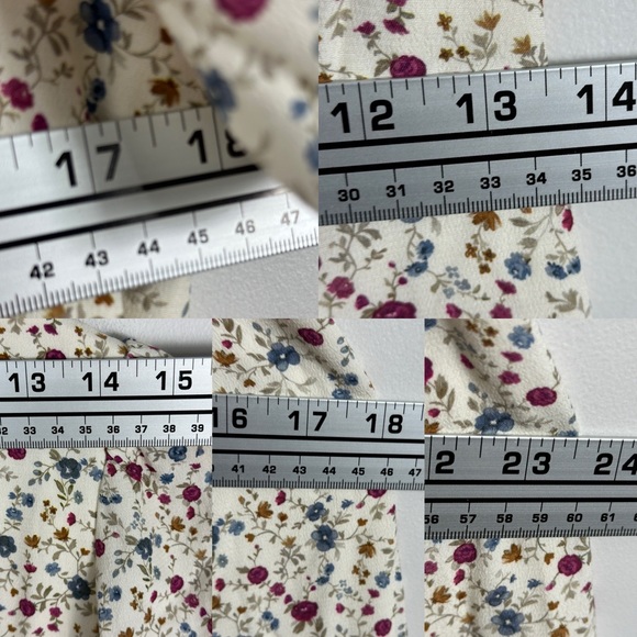 Sezane Ophelia Dress Midi Prairie Size 34 French US 2 Bow Front Fairy Bohemian - Picture 15 of 16